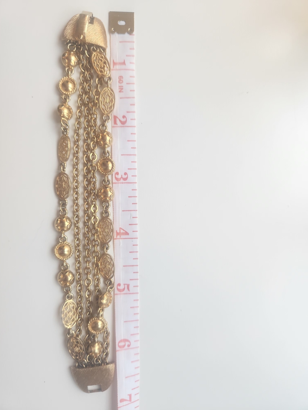 Gold Multi-Chain Link Bracelet - Picture 3 of 3